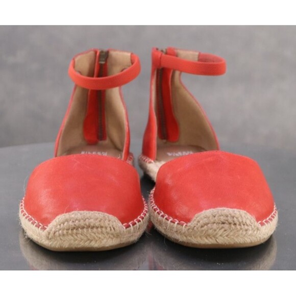 Eileen Fisher Lala Women's Espadrille Gladiator Flat Sandals Size 10 Leather EUC - Picture 3 of 12